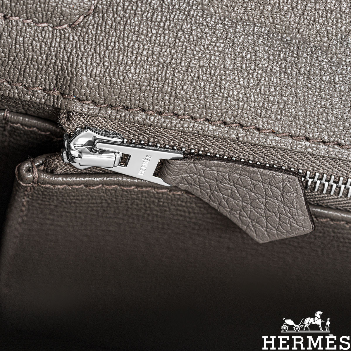 Hermès Birkin 25 Gris Etain Togo Palladium Hardware PHW — The French Hunter